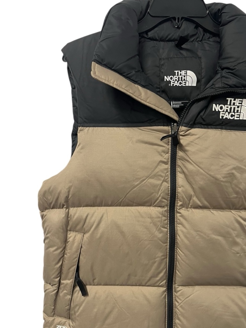 The North Face 700 Fill Down Vest Men’s Small Black Nuptse Retro Puffer NWT - Picture 6 of 10